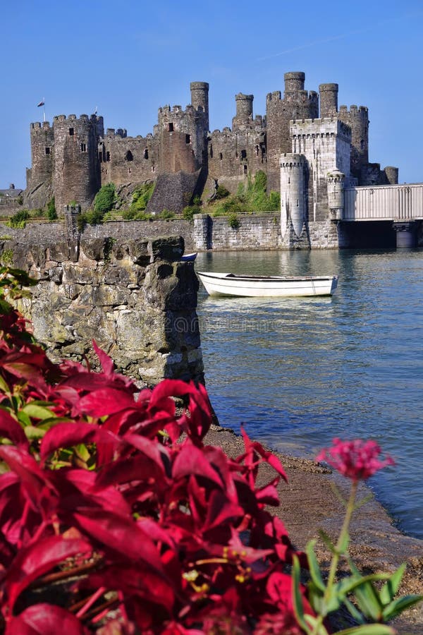 Conwy Castle στην Ουαλία, Ηνωμένο Βασίλειο, σειρά κάστρων Walesh στοκ εικόνα Conwy Castle στην Ουαλία, Ηνωμένο Βασίλειο, σειρά κάστρων Walesh στοκ εικόνα