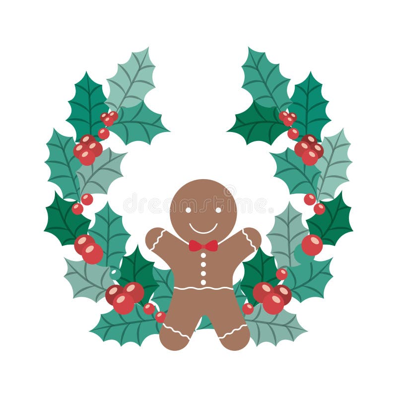 Coockie of Merry Christmas Design Stock Vector - Illustration of season ...