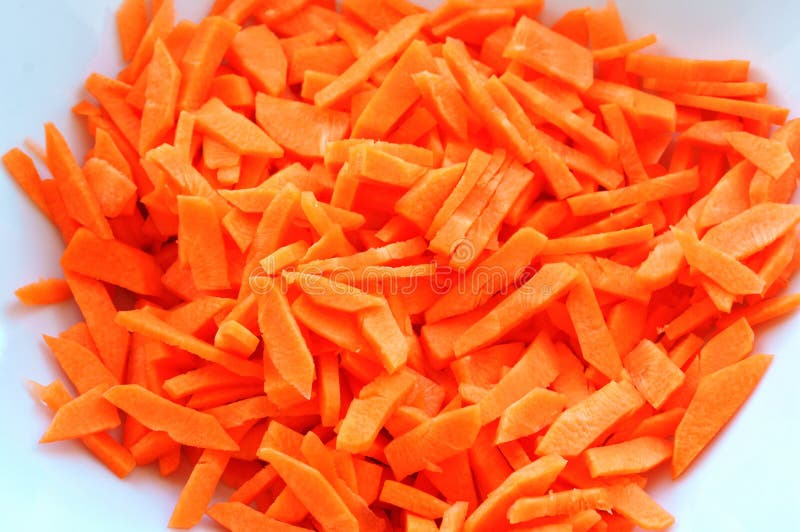 Cook Dishes with Carrots, Cut Carrots in a Frying Pan Stock Image Image of kitchen, isolated