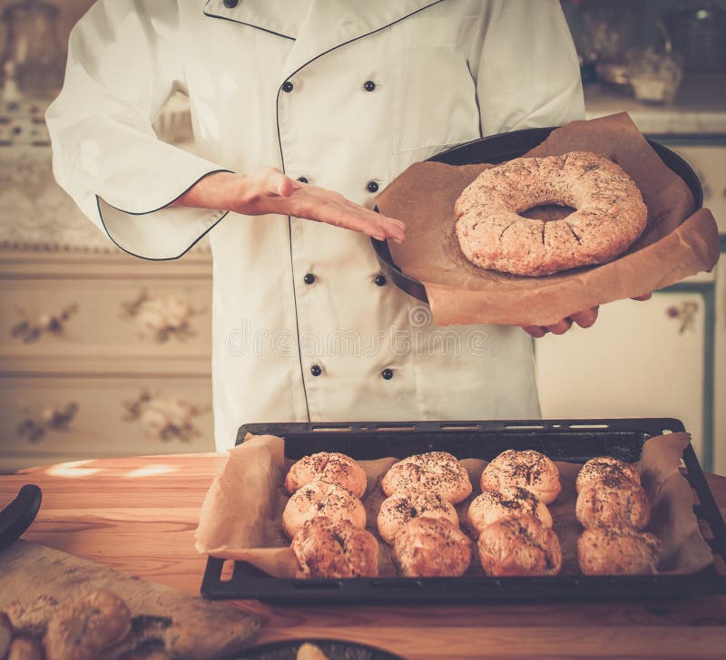 Cook with Homemade Baked Goods Stock Photo Image of human, ingredient