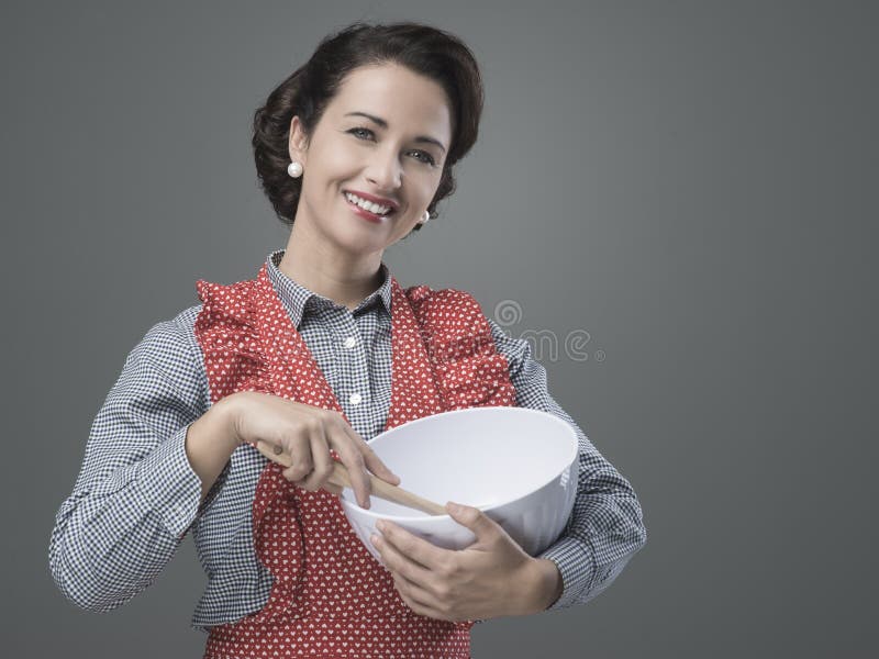 Cook Mixing Ingredients In A Bowl Stock Photo - Image of food, cook