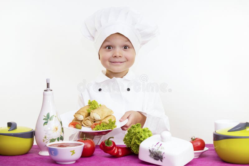 Cook prepares food stock photo. Image of food, white - 79471318