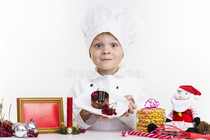 Cook prepares food stock image. Image of filling, fartuh - 79872657