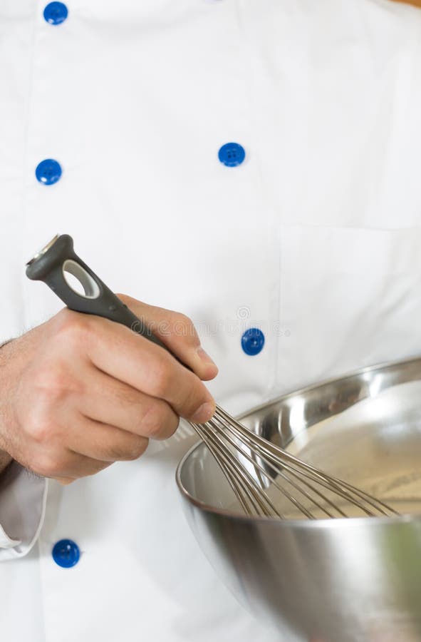 Chef Whisking stock photo. Image of steel, stainless, mixing 3029382