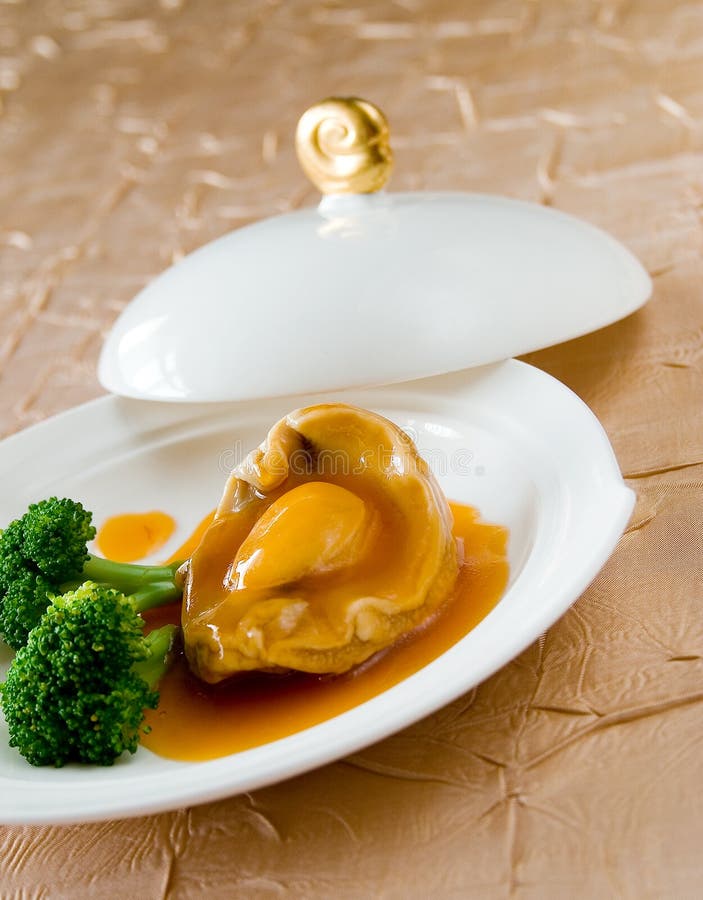 Cooked abalone stock photo. Image of fish, food, plate - 32411798