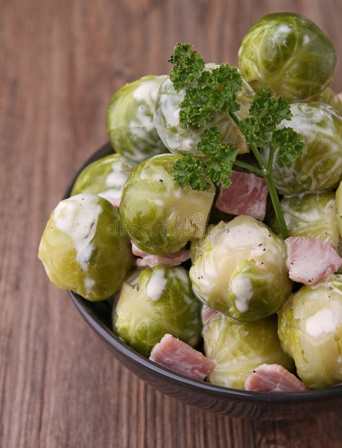Cooked brussels sprouts stock photo. Image of gastronomy 21364612