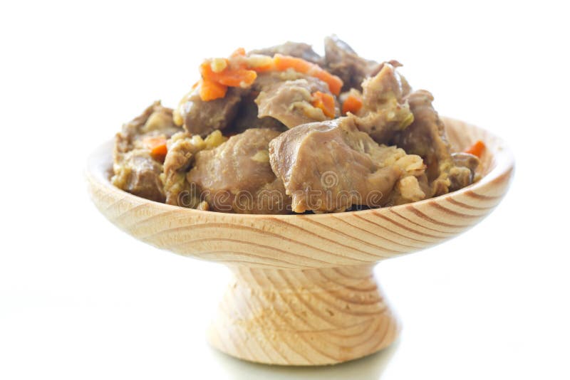 Cooked chicken gizzards stock image. Image of sour, cuisine 46171149