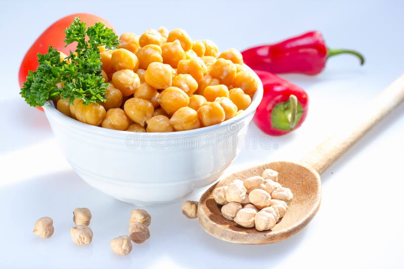Cooked Garbanzo Beans. Royalty Free Stock Photo Image 34890145