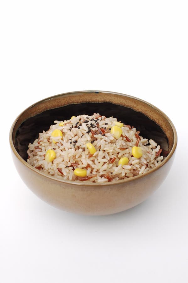 Cooked mixed rice stock photo. Image of grain, fiber 31579006