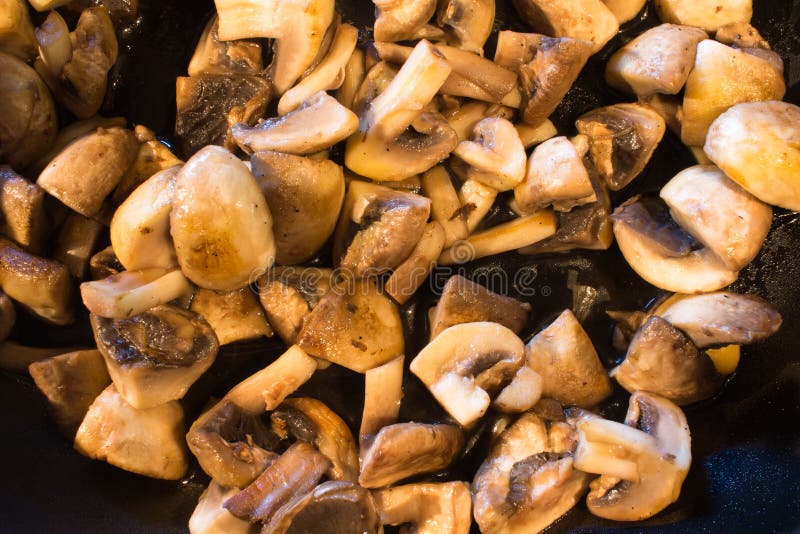 Cooked mushrooms