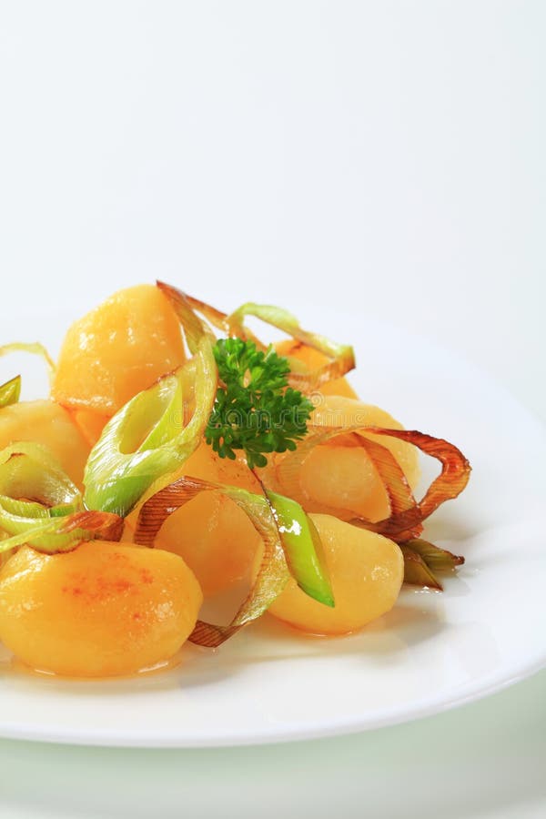 Cooked potatoes stock photo. Image of cooked, fried, accompaniment