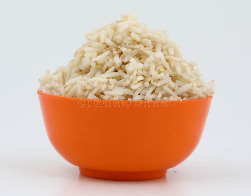 Cooked rice stock photo. Image of bamboo, side, rice 90421758