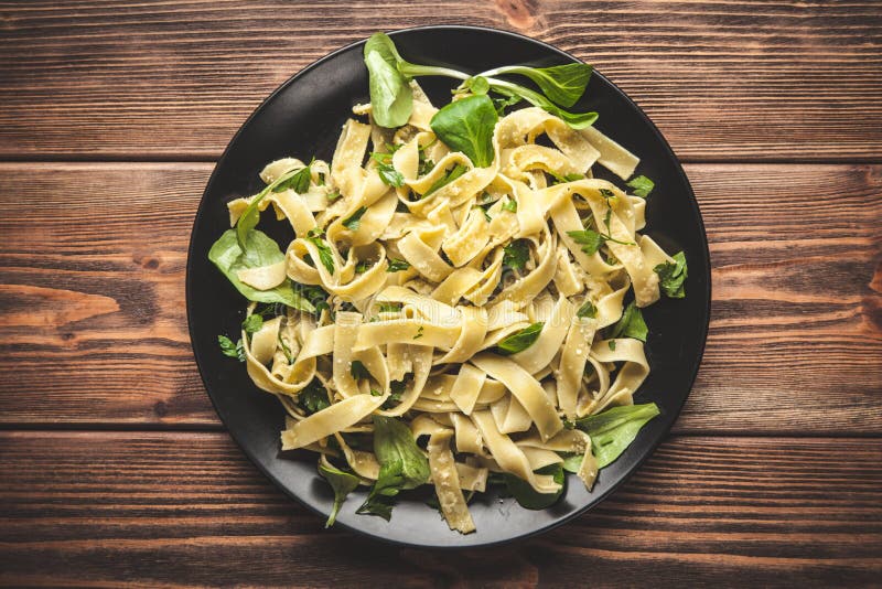 Cooked Tagliatelle on a Plate Stock Photo Image of cuisine, tasty