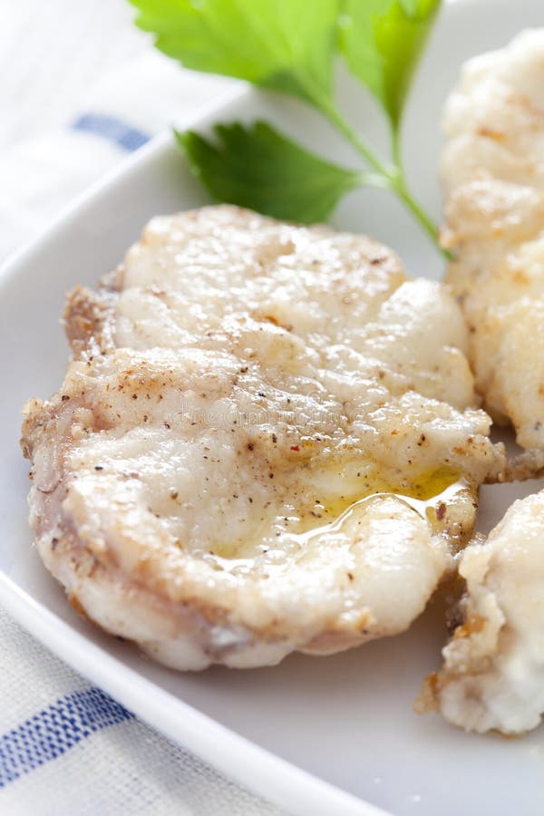 Cooked white fish stock image. Image of freshness, horizontal 23004739