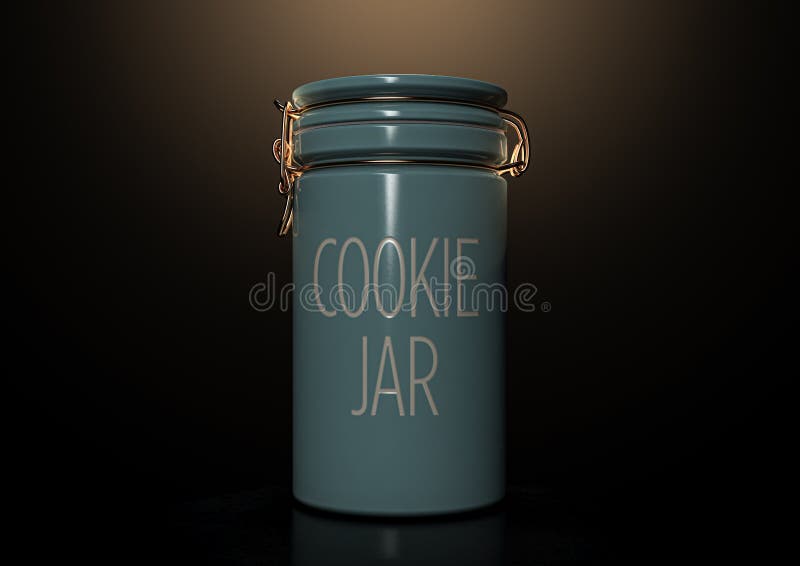 https://thumbs.dreamstime.com/b/cookie-jar-concept-showing-blue-ceramic-gold-wire-closing-mechanisms-dark-spotlit-studio-background-d-render-214078918.jpg