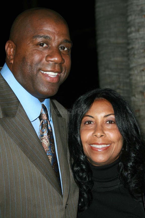 Cookie Johnson, Magic Johnson, Editorial Stock Image Image of