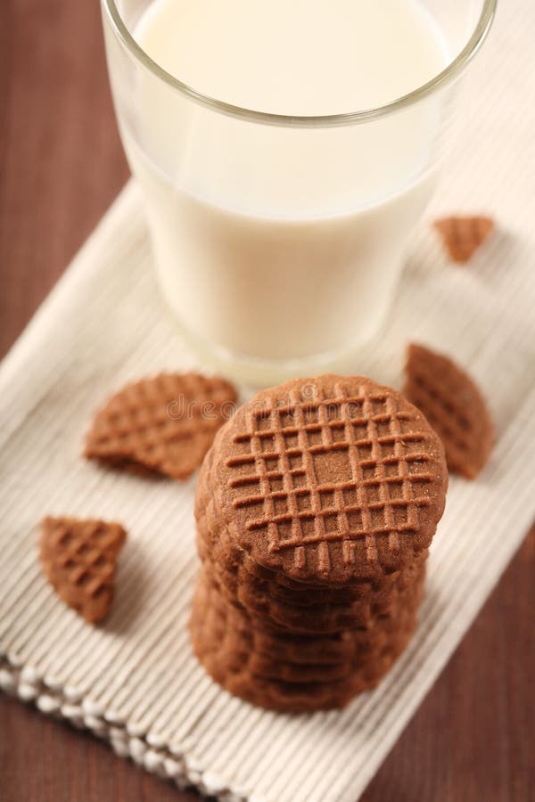 Cookies an Glass of Milk Closeup Stock Photo Image of diet, isolated 52112106
