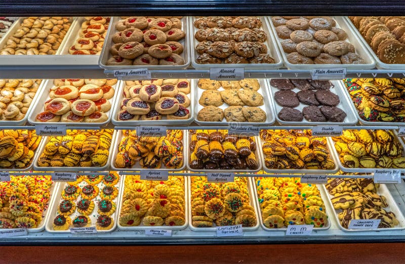 Cookies in a Italian Bakery Stock Photo Image of bakery, italian