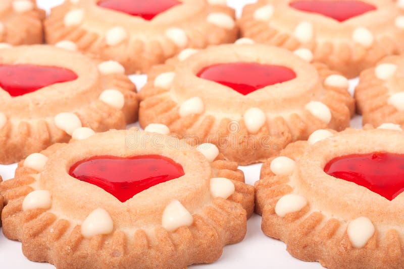 Cookies Jelly Hearts As Background Stock Photos Free & RoyaltyFree