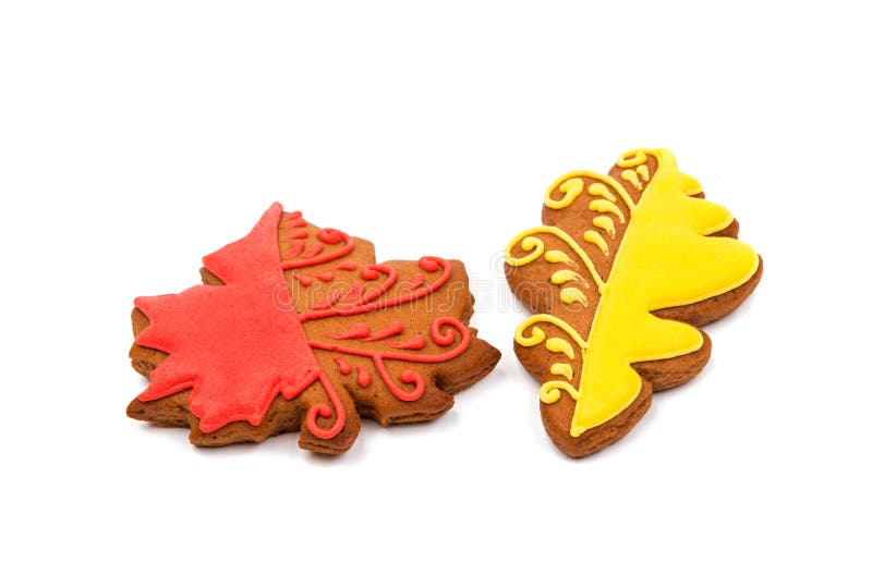 cookies leaf form