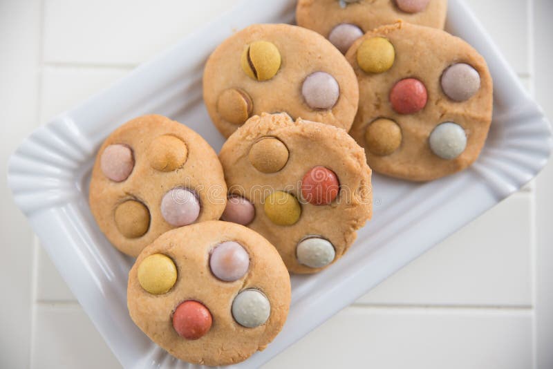 Cookies with smarties