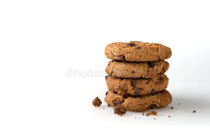 Cookies on a White Background