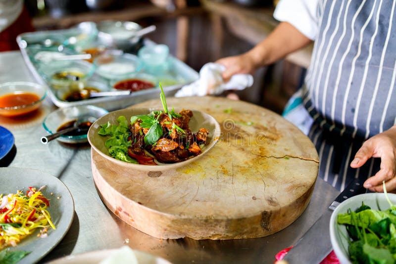 Cooking class royalty free stock photo Cooking class royalty free stock photo