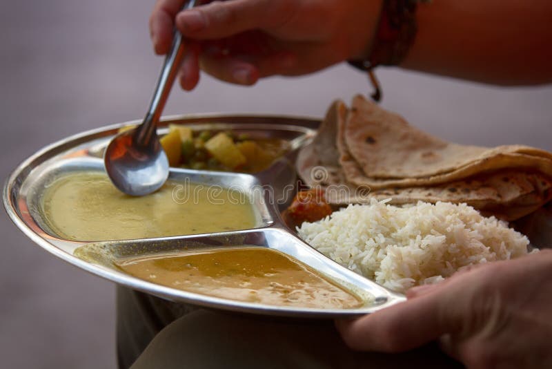 Cooking and Dishes from Street Cafes in India Stock Photo - Image of