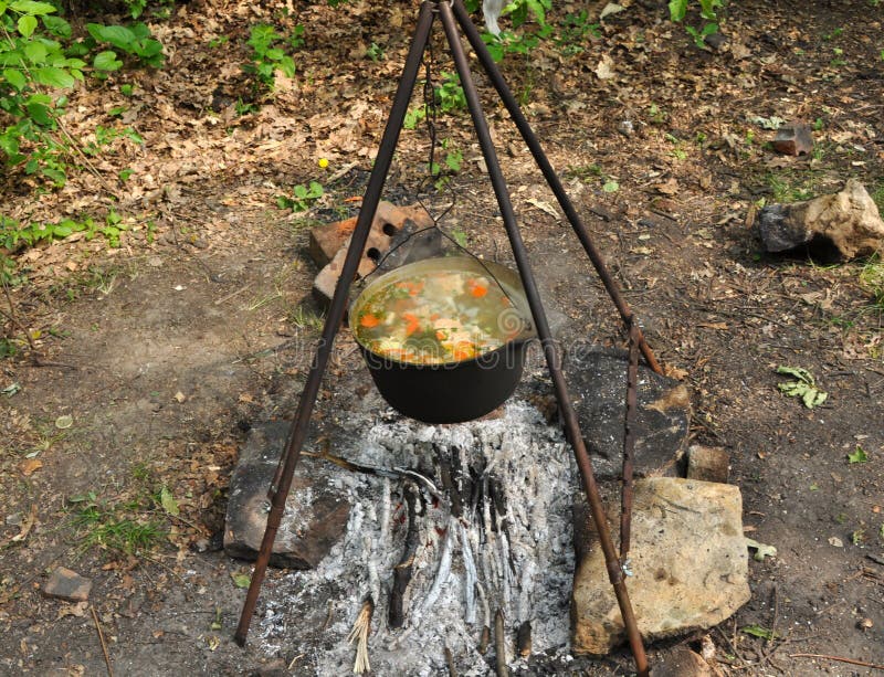 Cooking fish soup