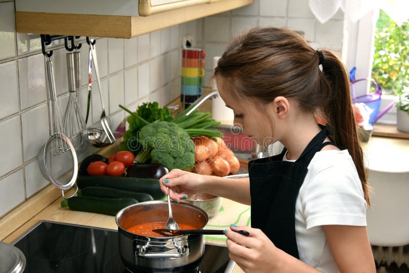 Cooking girl