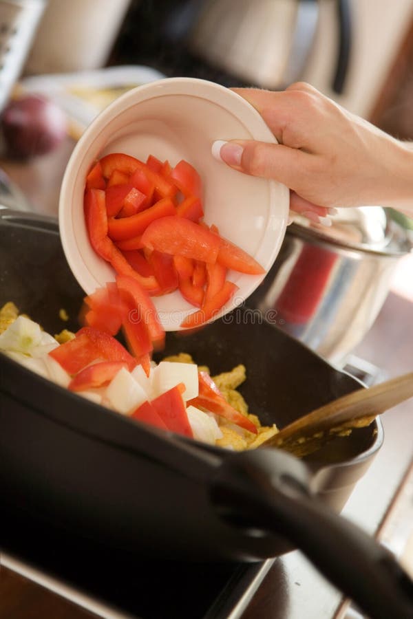 Cooking healthy food stock photo. Image of female, food 2497950