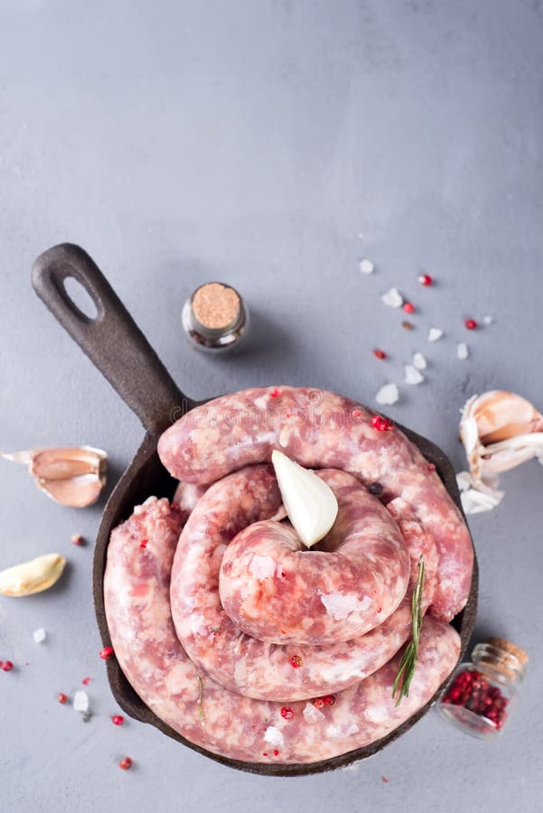 Cooking Italian sausage stock image. Image of meal, color - 86350971
