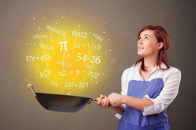 Cooking numbers in wok stock image. Image of math, cooker 147072121