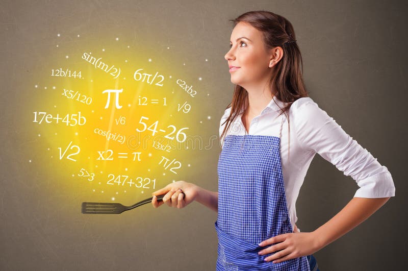 Math in the Kitchen stock photo. Image of foreground - 77538444