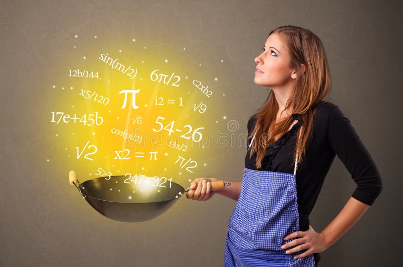 Math in the Kitchen stock photo. Image of foreground - 77538444