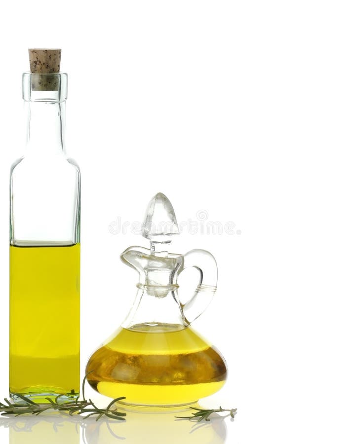 Cooking Oil Bottles stock image. Image of rosemary, organic 22701873
