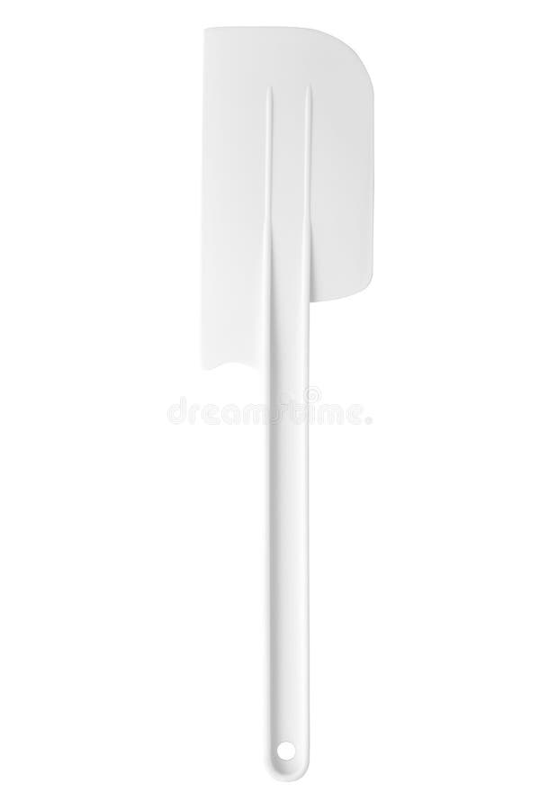 Plastic Spatula for Wallpaper, Isolated Stock Photo Image of white