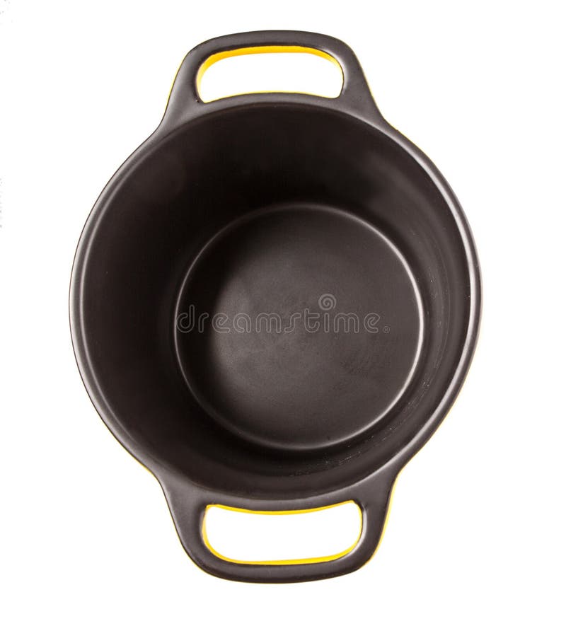 Cooking Pot stock photo. Image of yellow, used, studio 37050254