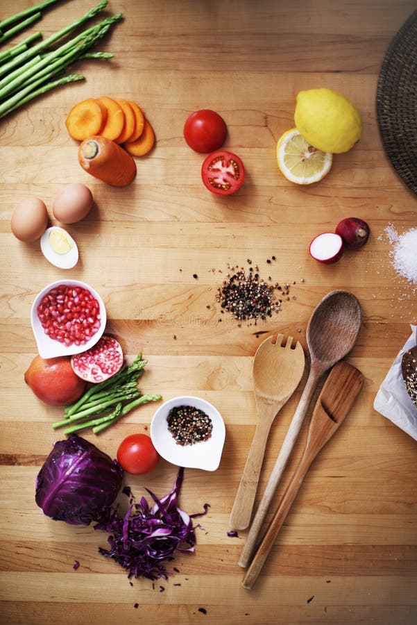 Cooking Preparation Culinary Ingredient Kitchen Concept Stock Photo