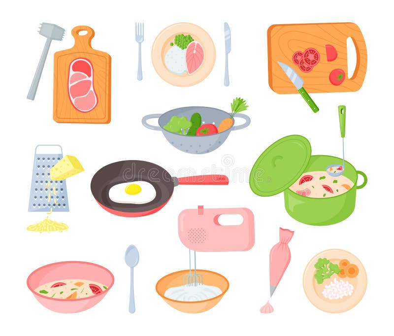 8+ Thousand Cookware Cartoon Royalty-Free Images, Stock Photos & Pictures