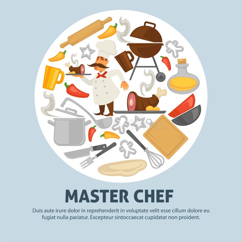 https://thumbs.dreamstime.com/b/cooking-school-master-chef-vector-poster-cooking-poster-master-chef-kitchen-utensils-dish-ingredients-vector-design-115775407.jpg