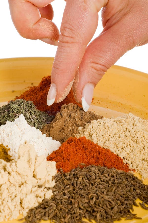 Cooking with spices