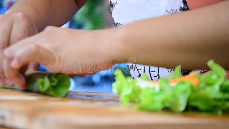 Cooking spring roll recipe