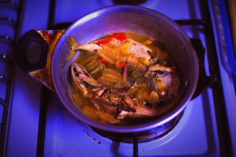 Cooking Steam Fish For Dinner royalty free stock image Cooking Steam Fish For Dinner royalty free stock image