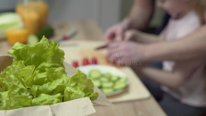 Cooking Together stock video