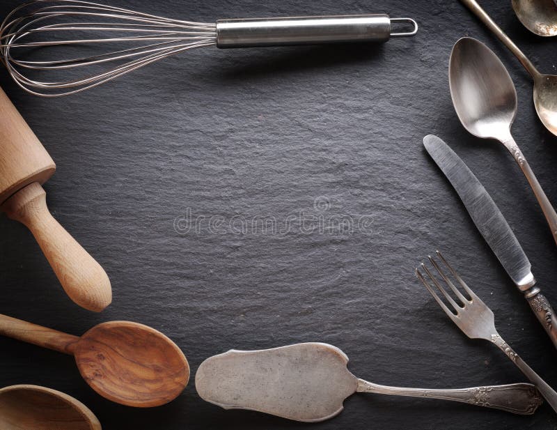 https://thumbs.dreamstime.com/b/cooking-utensils-dark-grey-background-52287131.jpg