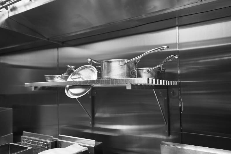 Utensils In A Hotel Kitchen Stock Photo Image of hood, hungry 10562268