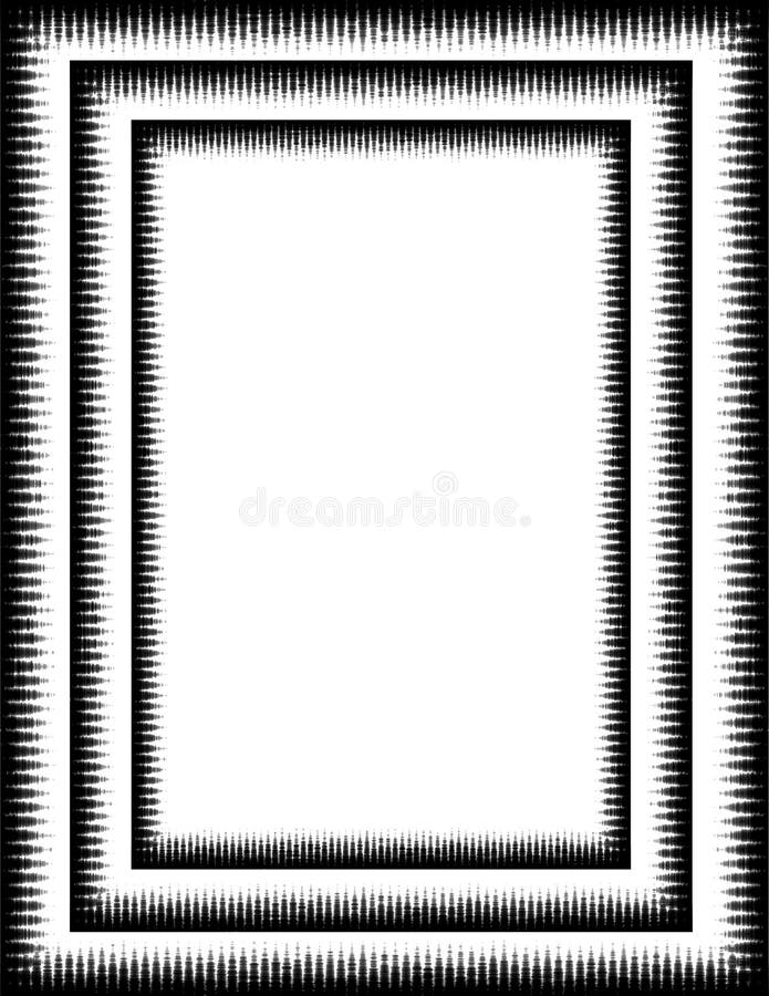 A unique black border frame on a white background. A unique black border frame on a white background.