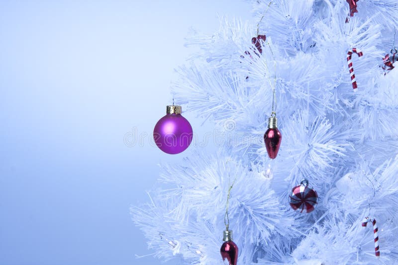 Cool blue christmas stock image
