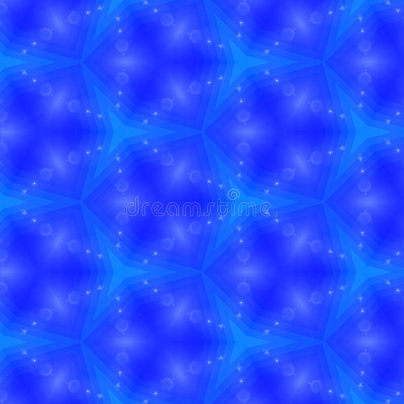 Cool Blue Light Abstract Blurs Background stock illustration